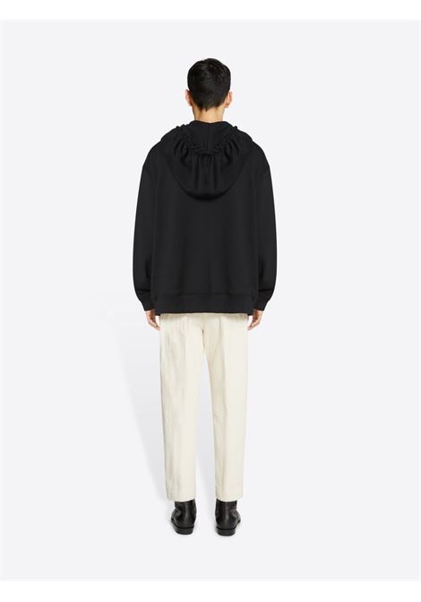 felpa haxel uomo nera in cotone DRIES VAN NOTEN | 232-021147-7618900
